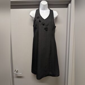 Karin Stevens Elegant Black Sleeveless Dress